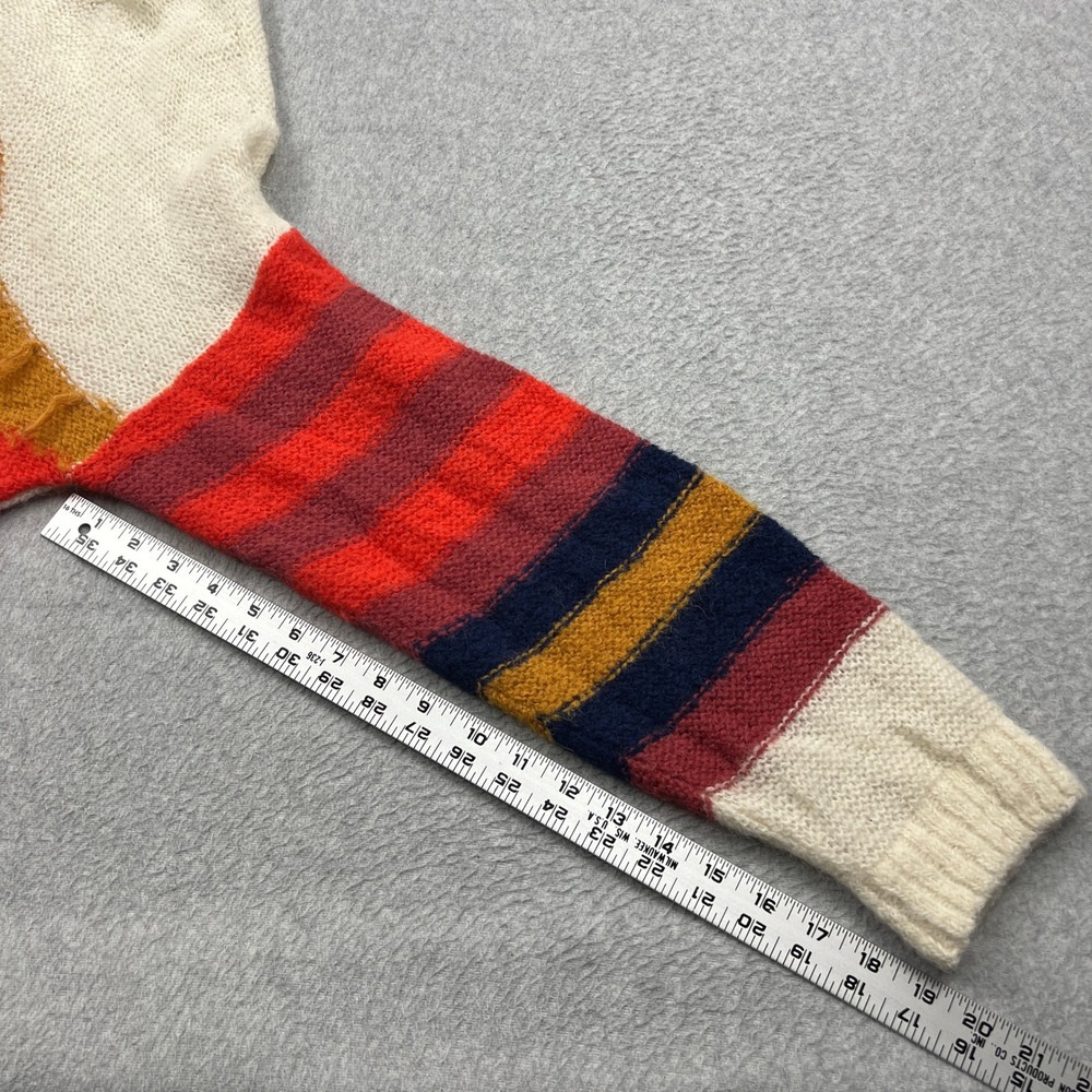 MOTHER The Long Drop Jumper Womens XL Multicolor Alpaca Sightseeing Knit Sweater - Picture 6 of 13
